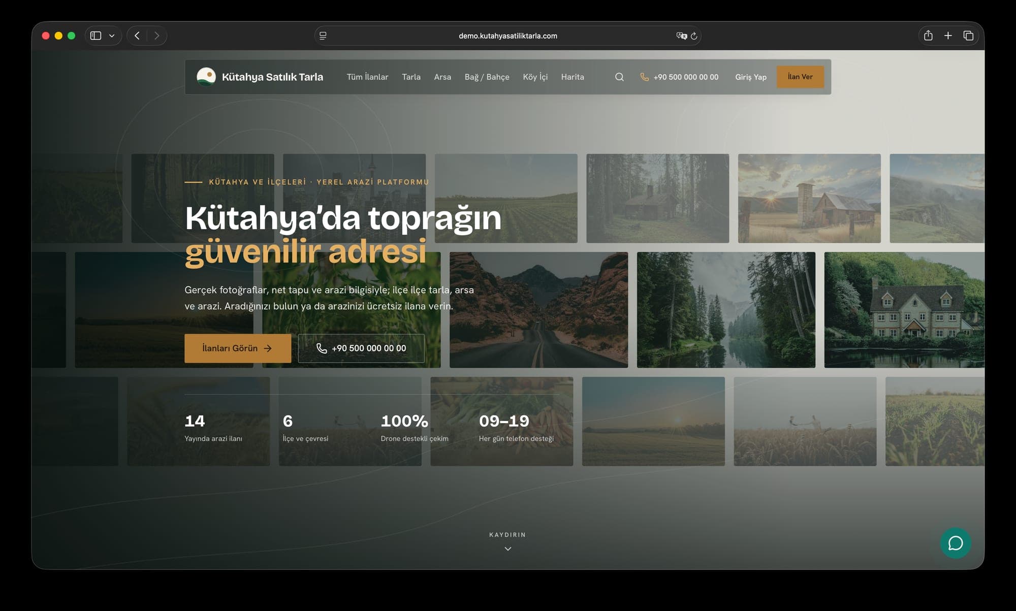 Kütahya Satılık Tarla ana sayfası