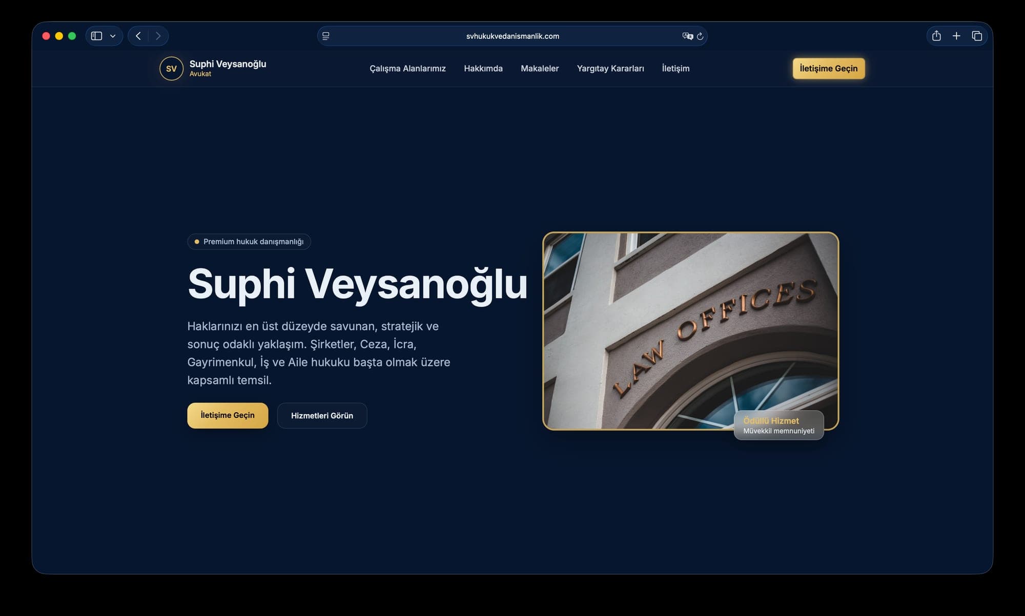 SV Hukuk ana sayfası
