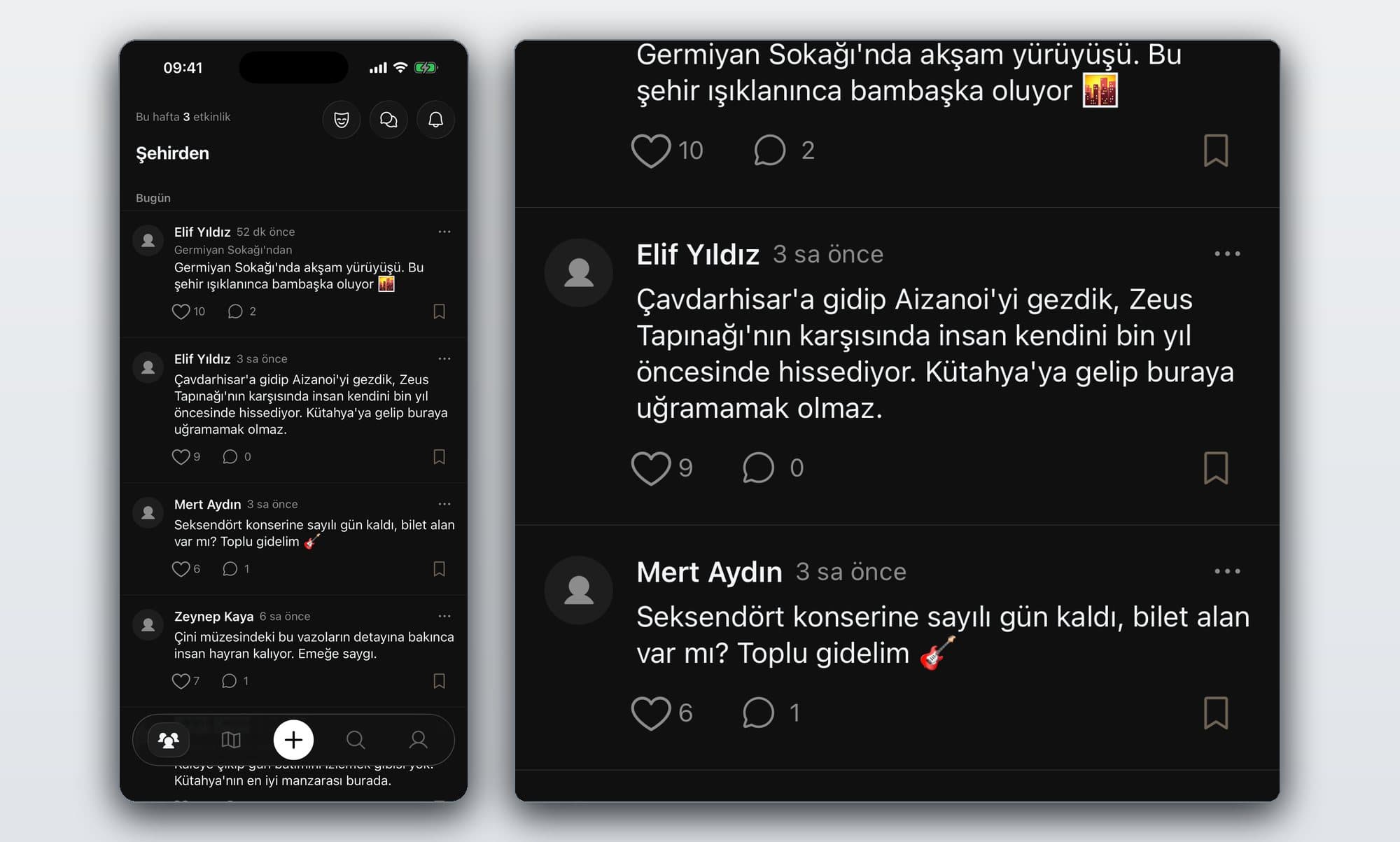 Kütahya Sosyal sosyal akışın kartsız düzeni